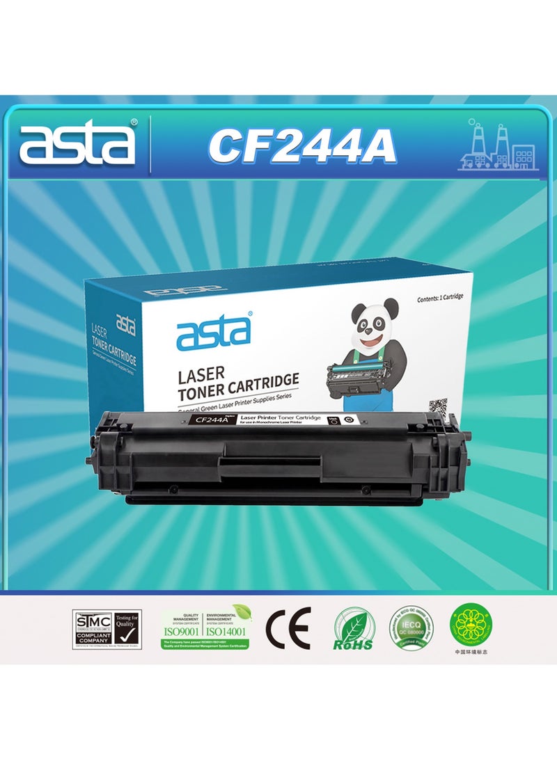 استا خرطوشة حبر ASTA M15w 44A CF244A حبر متوافق لطابعة LaserJet Pro MFP M28a M28w M29a M29w M31w Pro M14a M14w M15a M16a M16w أسود BK مستهلك ممتاز CF244 244A 244 44 - Image 1